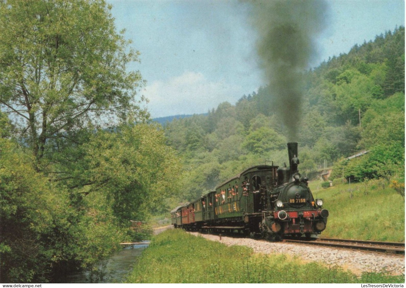 TRANSPORT - Kuckucksbähnel - Colorisé - Carte Postale - Eisenbahnen