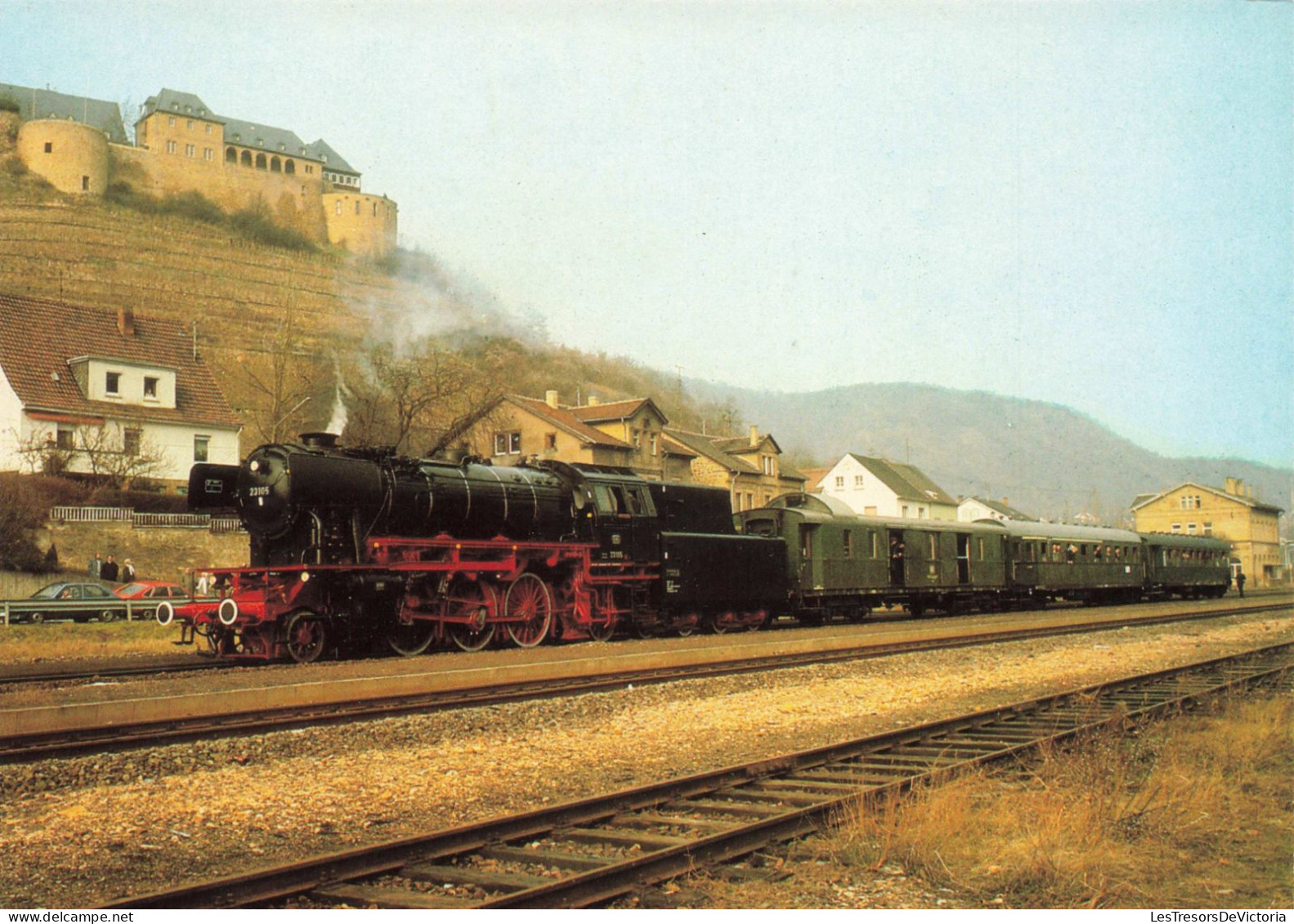 TRANSPORT - Dampflokomotive 23 105 - Colorisé - Carte Postale - Trains