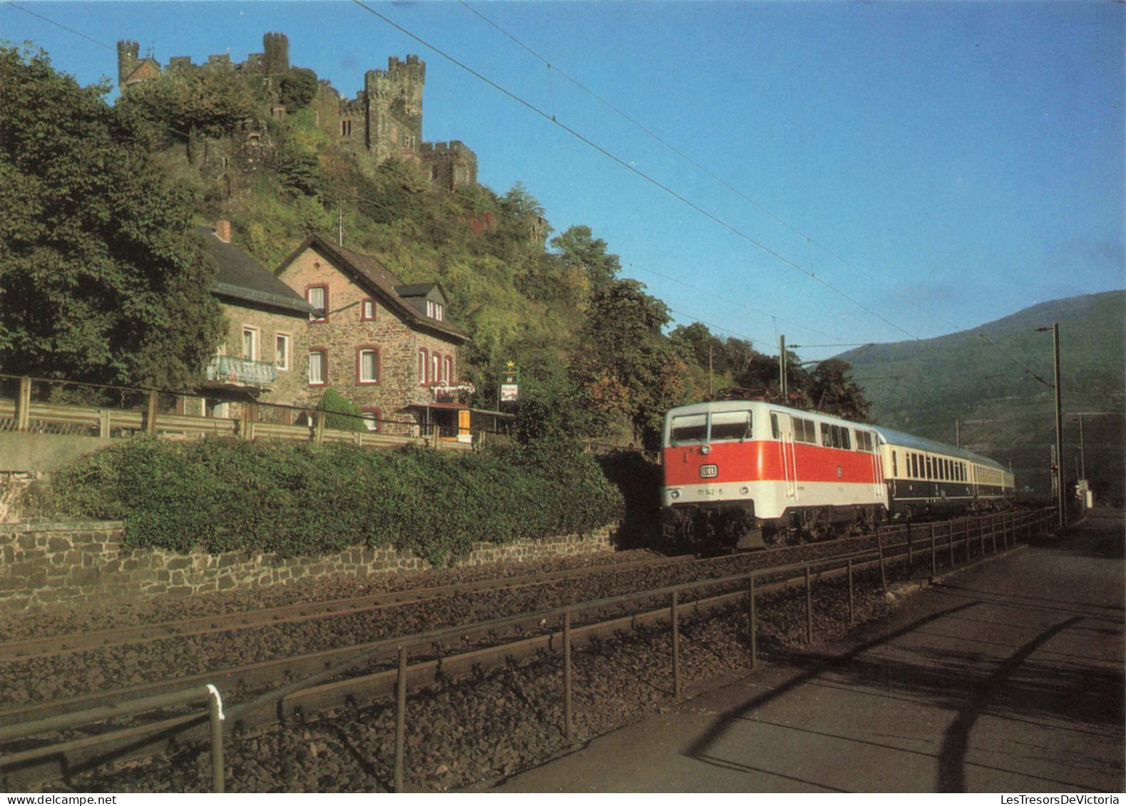 TRANSPORT - Elektrische Schnellzuglokomotive - Colorisé - Carte Postale - Trains