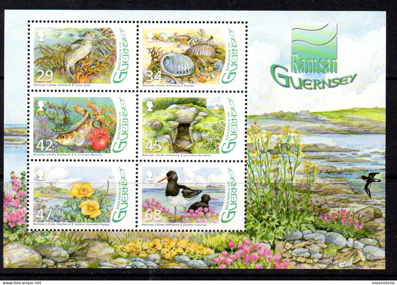 Guernsey 2006 L'Eree Wetland Ramsar Site MS, MNH, SG 1129 - Guernesey