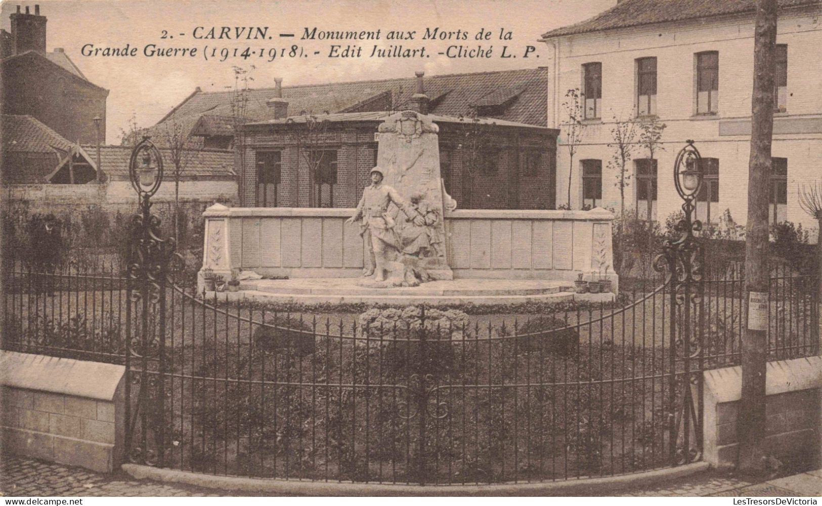 FRANCE - Carvin - Monument Aux Morts De La Grande Guerre (1914-1918) - Carte Postale Ancienne - Autres & Non Classés