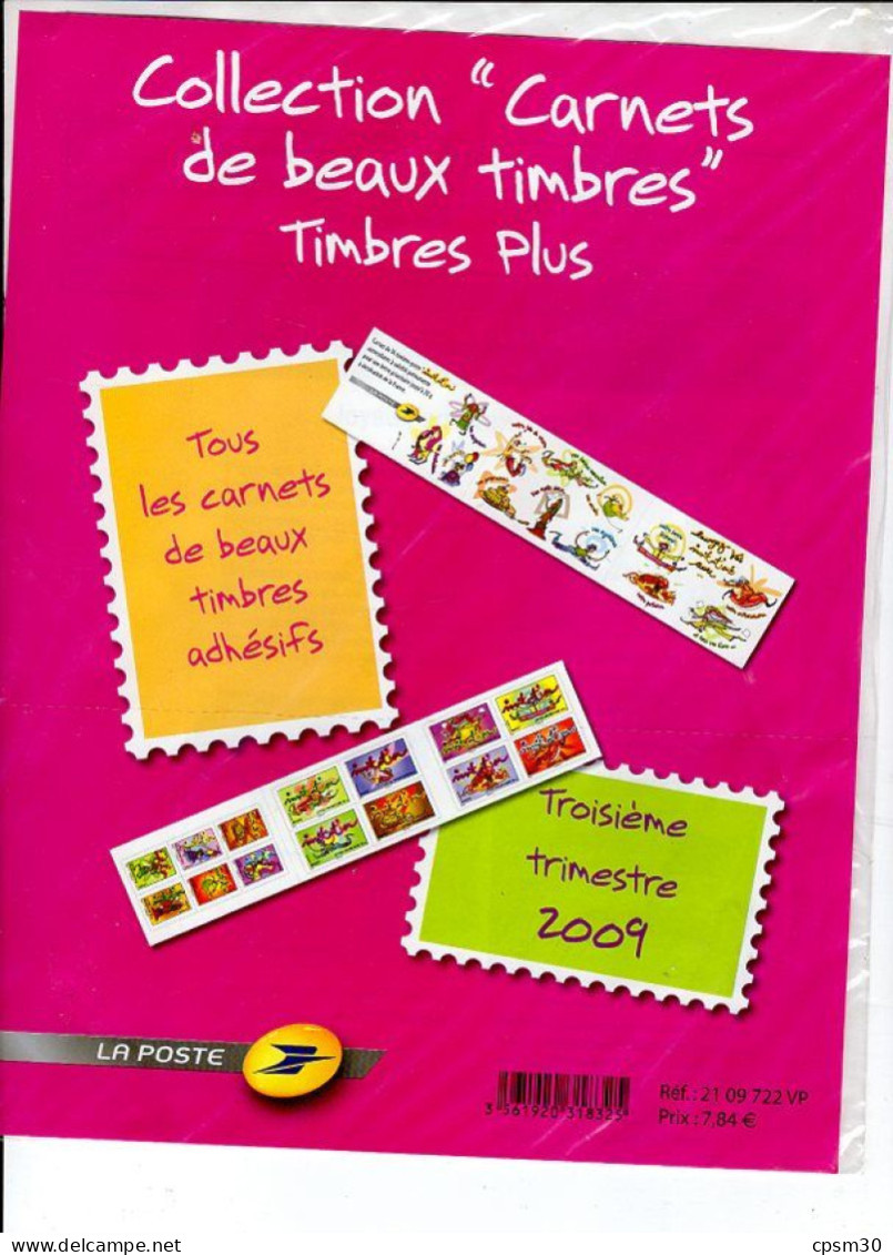 Timbres - Deux Pochettes "Timbres De France" Troisième Trimestre 2009, Valeur 7.84 + 16.92 - 2000-2009