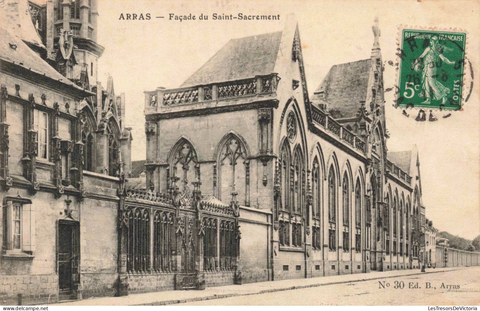 FRANCE - Arras - Façade Du Saint Sacrement - Carte Postale Ancienne - Arras