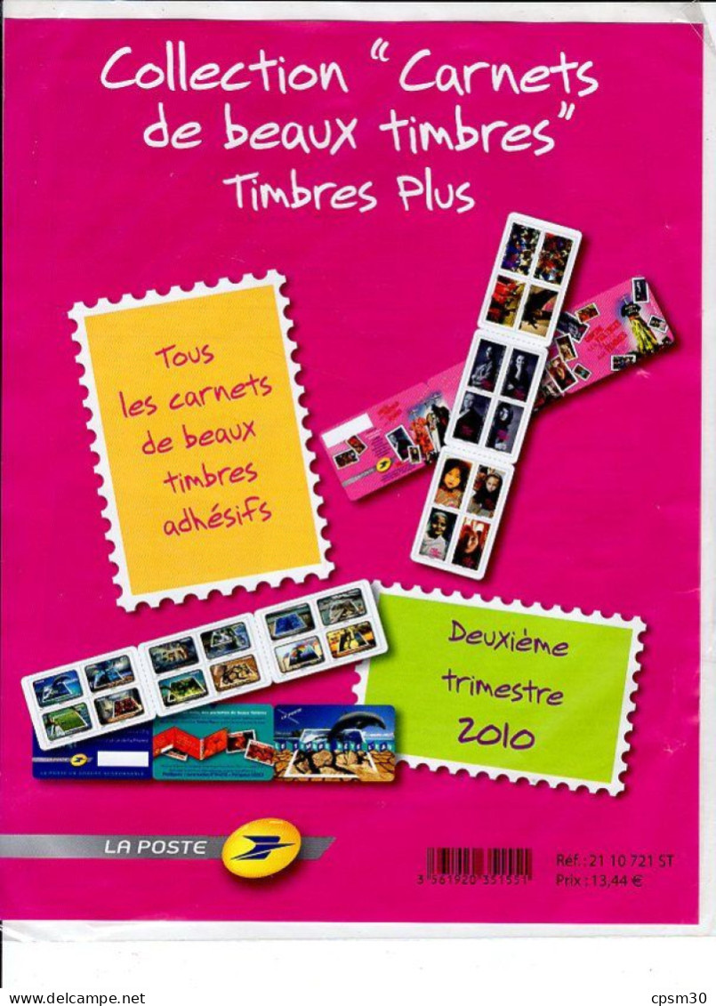 Timbres - Deux Pochettes "Timbres De France" Deuxième Trimestre 2010, Valeur 13.44 + 15.46 - 2000-2009