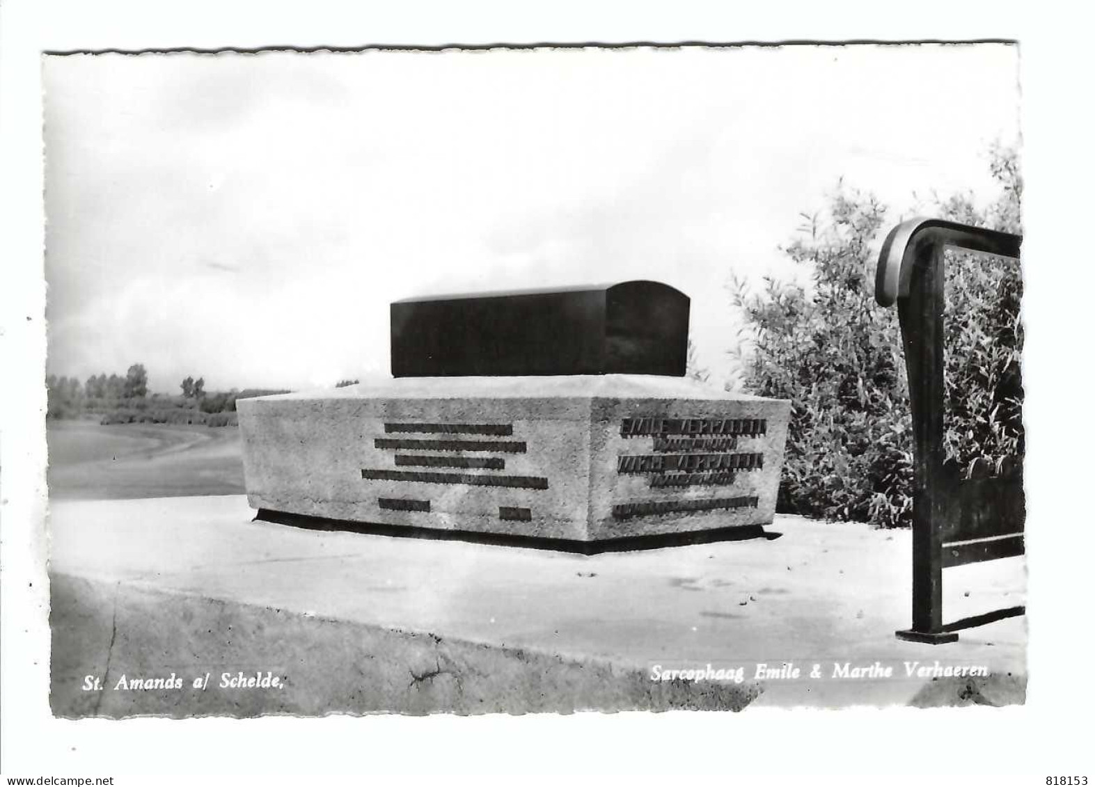 St.Amands A/ Schelde   Sarcophaag Emile & Marthe Verhaeren - Sint-Amands