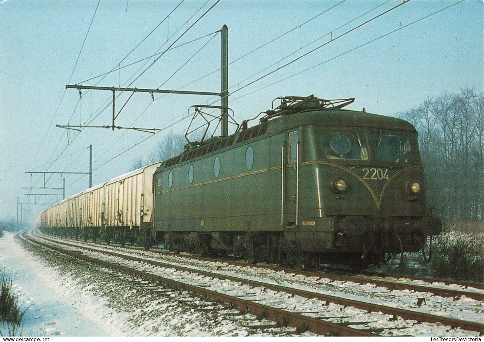 TRANSPORT - Locomotive électrique BB De La SNCB Série 22 - Colorisé - Carte Postale - Eisenbahnen