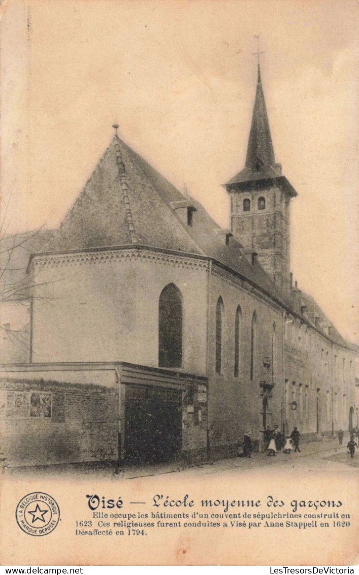 BELGIQUE - Visé - L'école Moyenne Des Garçons - Carte Postale Ancienne - Wezet