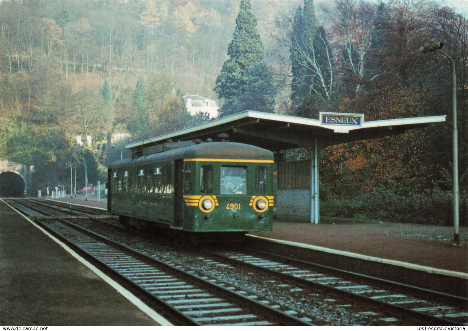 TRANSPORT - Autorail SNCB Diesel 4 Vitesses AI - Colorisé - Carte Postale - Trains