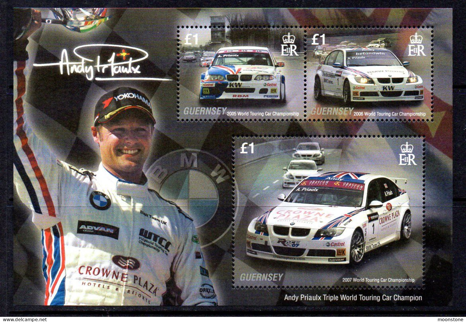 Guernsey 2008 Andy Priaulx II, Motor Racing MS, MNH, SG 1198 - Guernesey