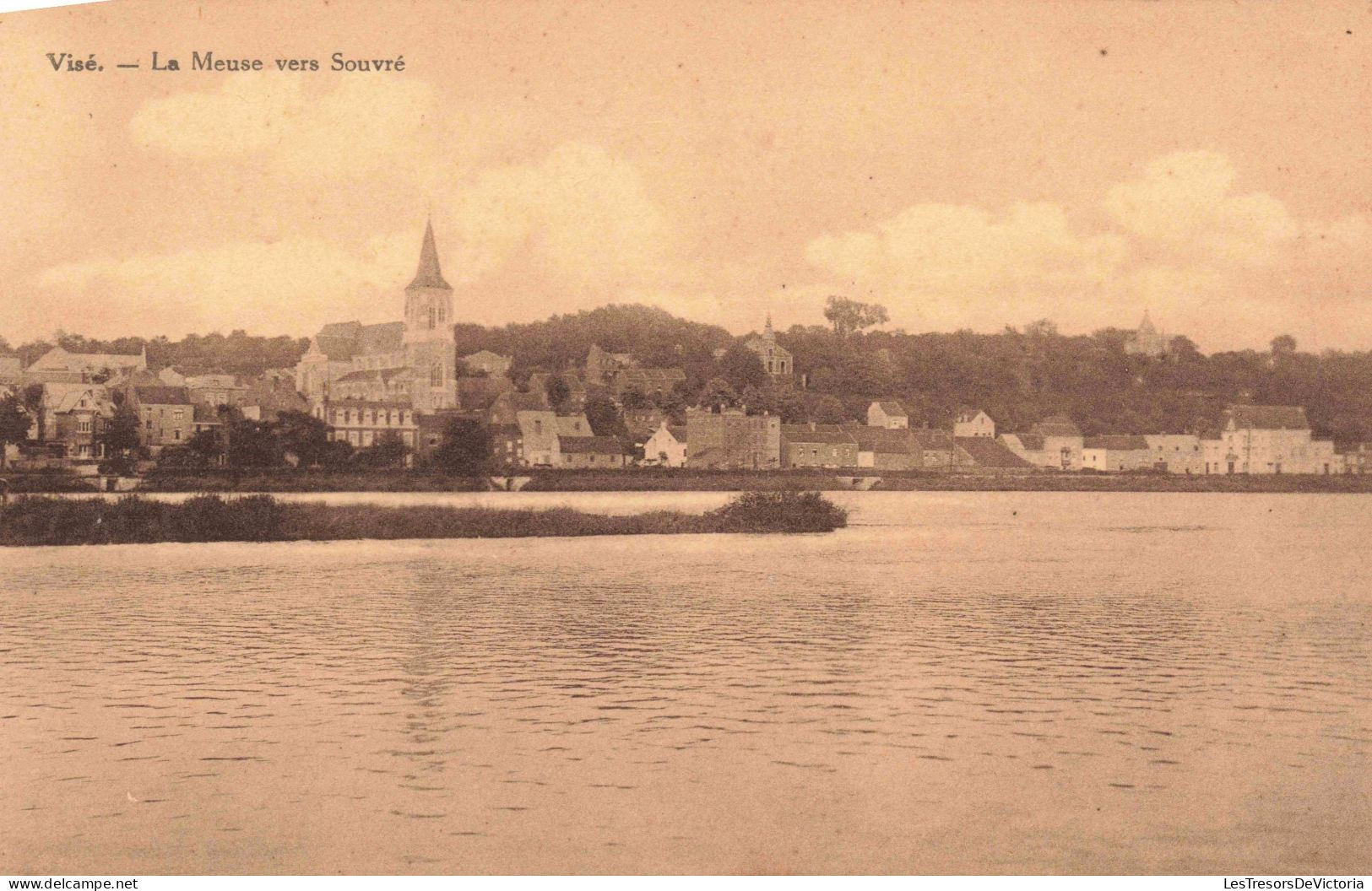 BELGIQUE - Visé - La Meuse Vers Souvré - Carte Postale Ancienne - Visé