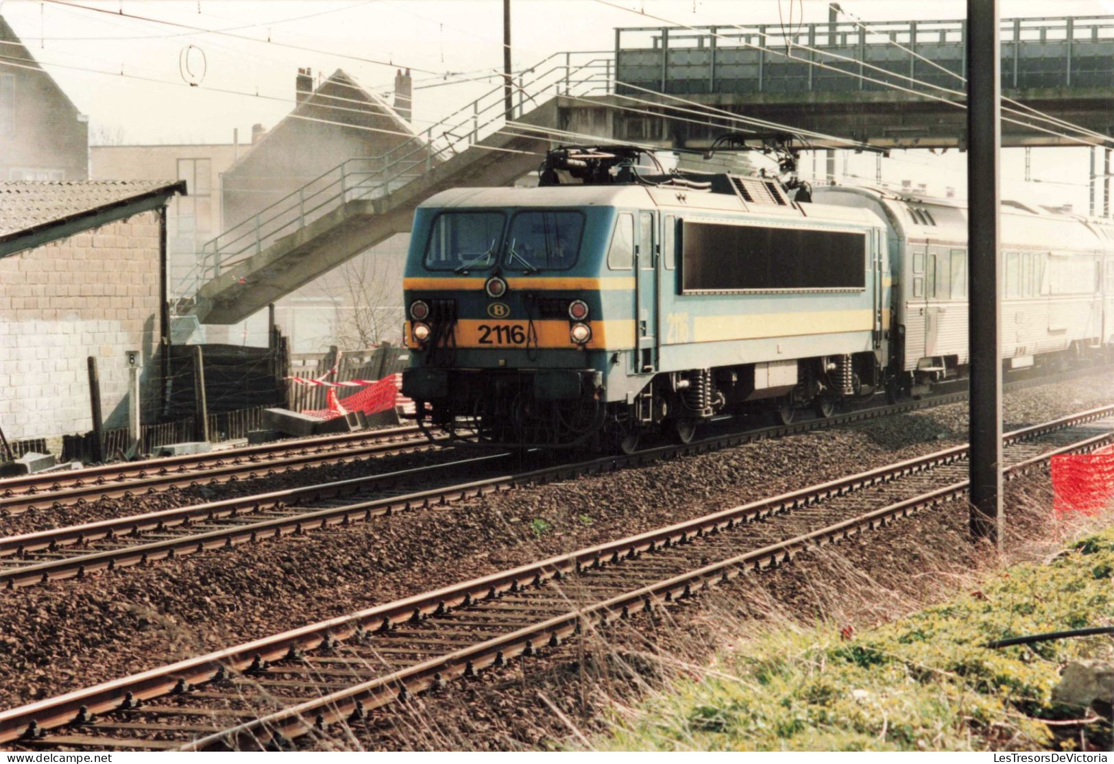 TRANSPORT - Un Train En Marche - Colorisé - Carte Postale - Trains