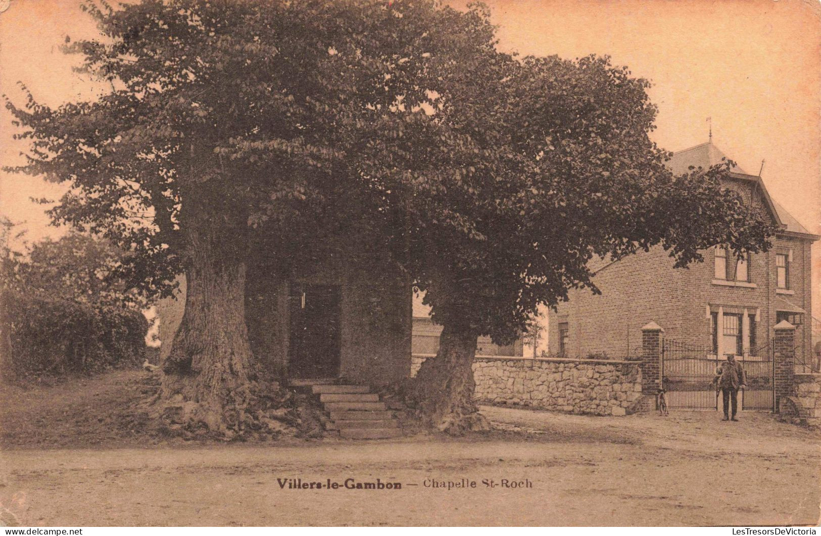 BELGIQUE - Villers-le-Gabon - Chapelle Saint Roch - Carte Postale Ancienne - Philippeville