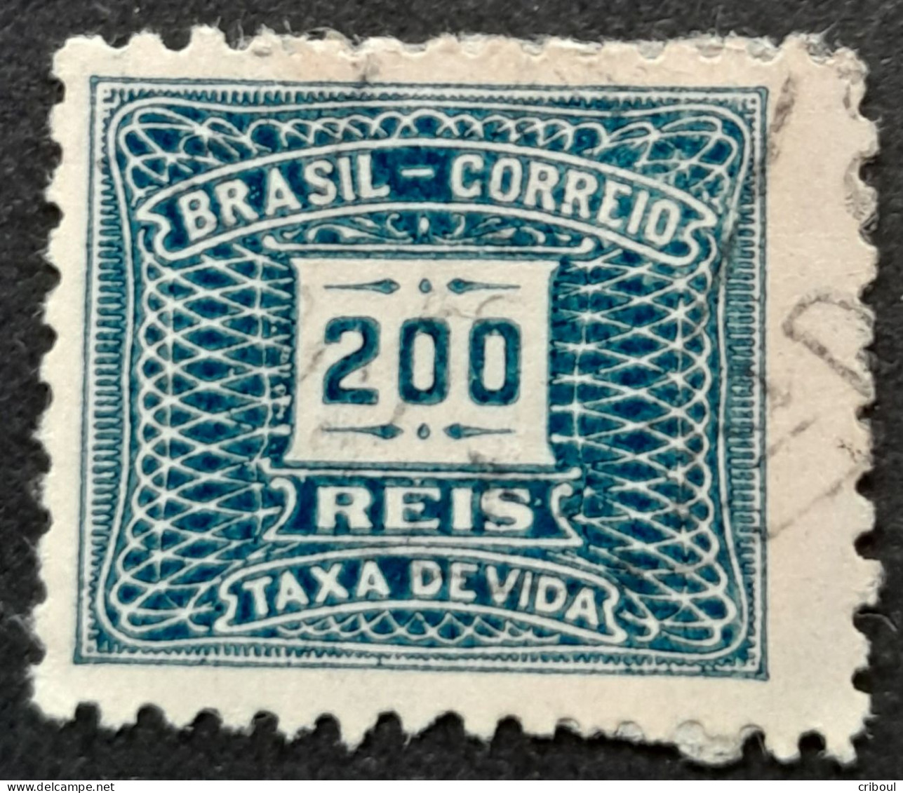 Bresil Brasil Brazil 1919 Taxe Tax Taxa Yvert 45 O Used - Postage Due