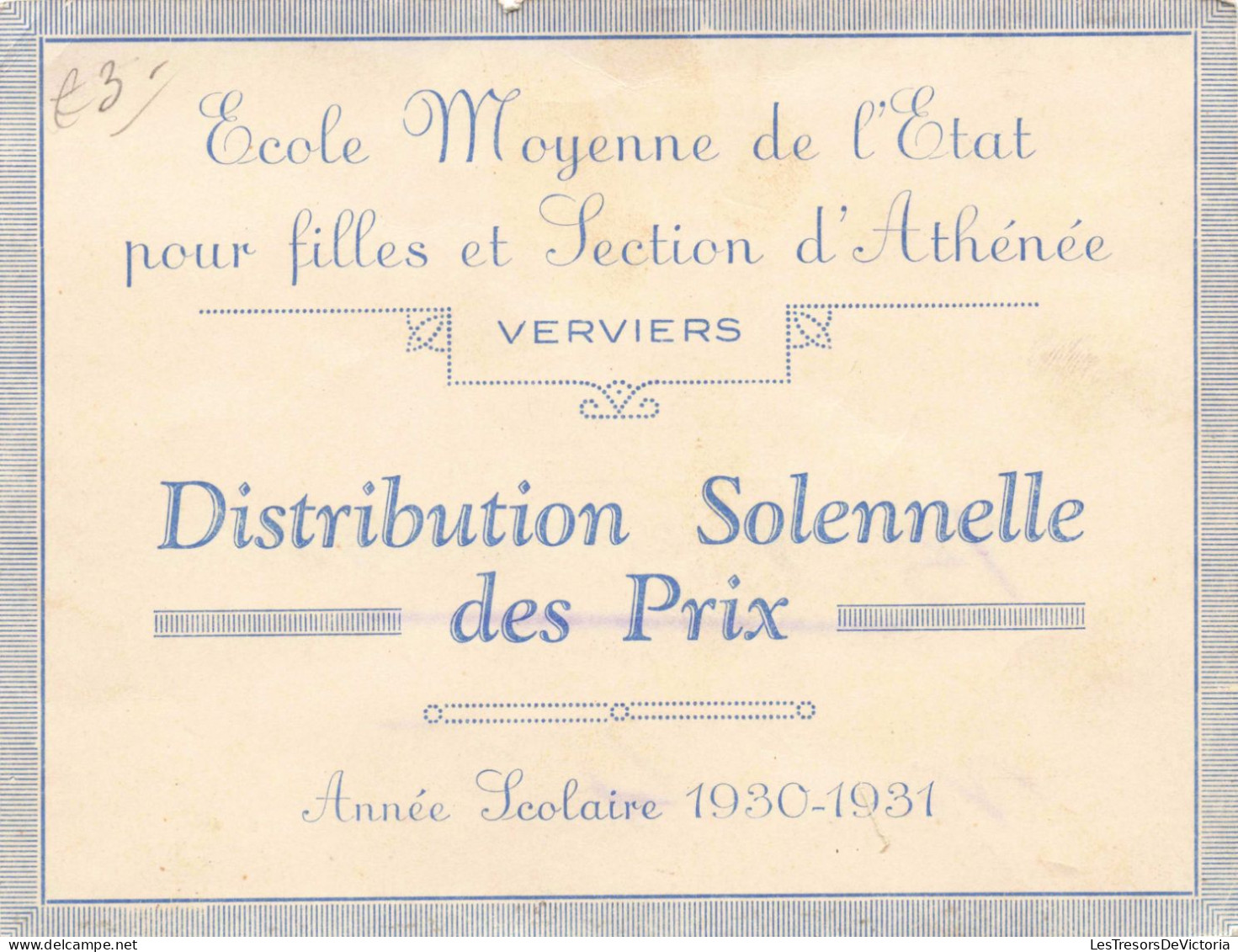 BELGIQUE - Verviers - Distribution Solennelle Des Prix - Carte Postale Ancienne - Verviers