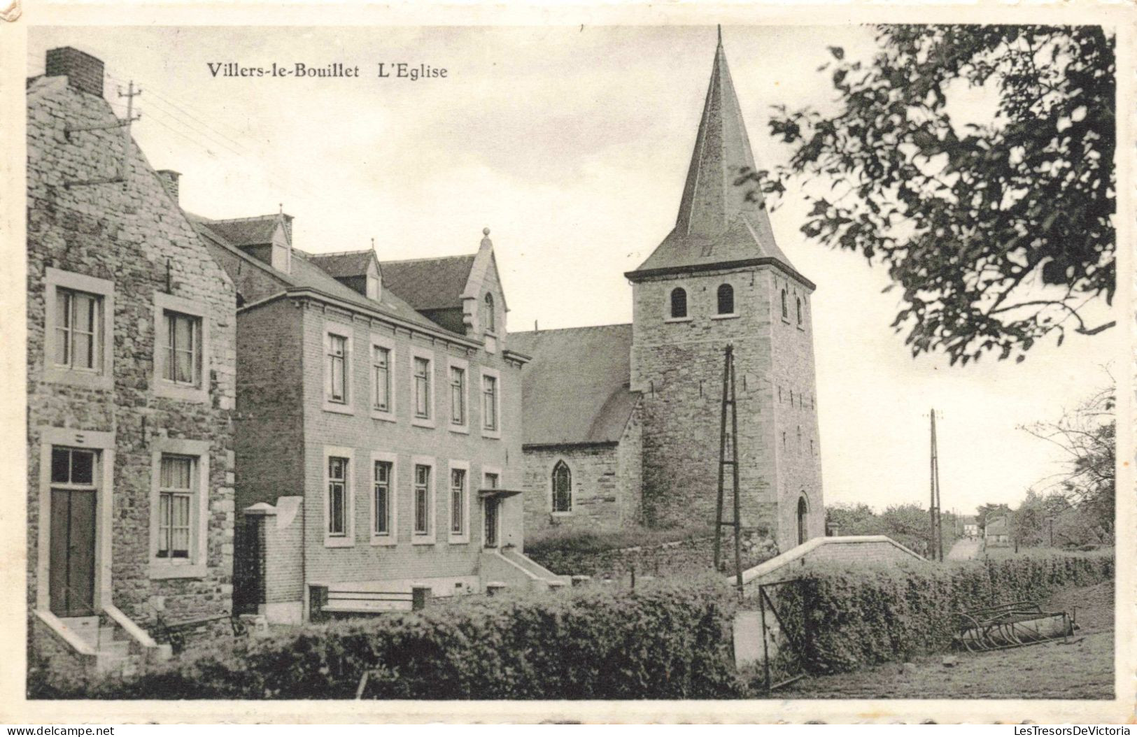 BELGIQUE - Villers-le-Bouillet - L'église - Carte Postale Ancienne - Villers-le-Bouillet