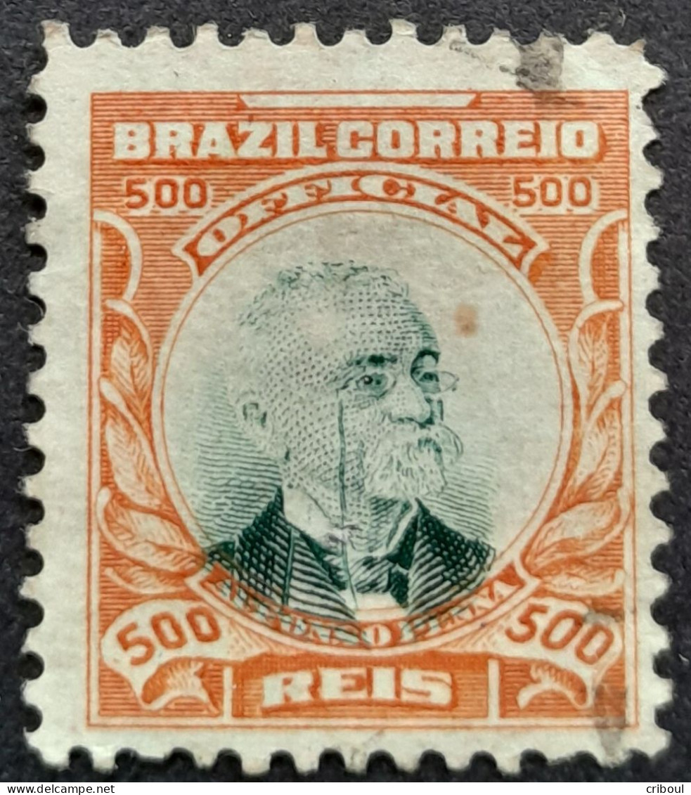 Bresil Brasil Brazil 1906 Penna Service Official Yvert 8 O Used - Servizio