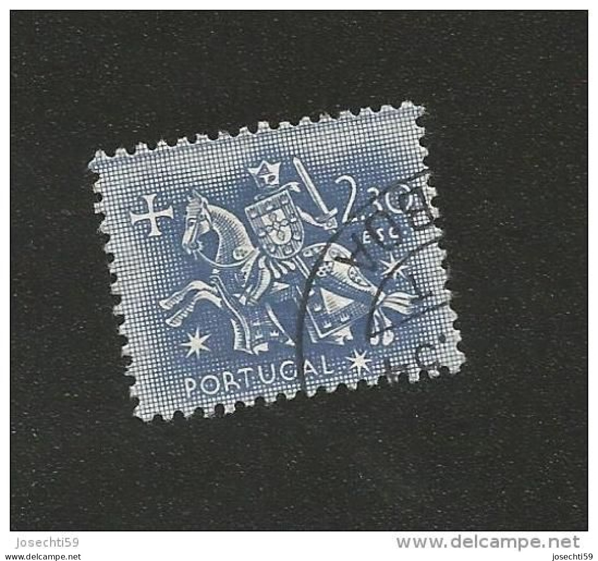 N° 783 Sceau Du Roi Denis 2,30  Timbre    Portugal Oblitéré 1953 - Used Stamps