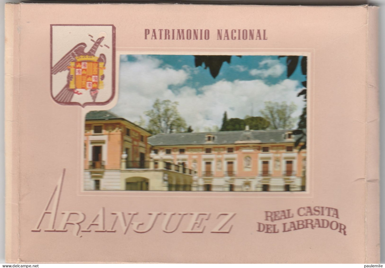 ESPAGNE ARANJUEZ    PATRIMONIO NATIONAL  CARNET    DE 9 CARTES GLACEES   T 60 - Collections & Lots