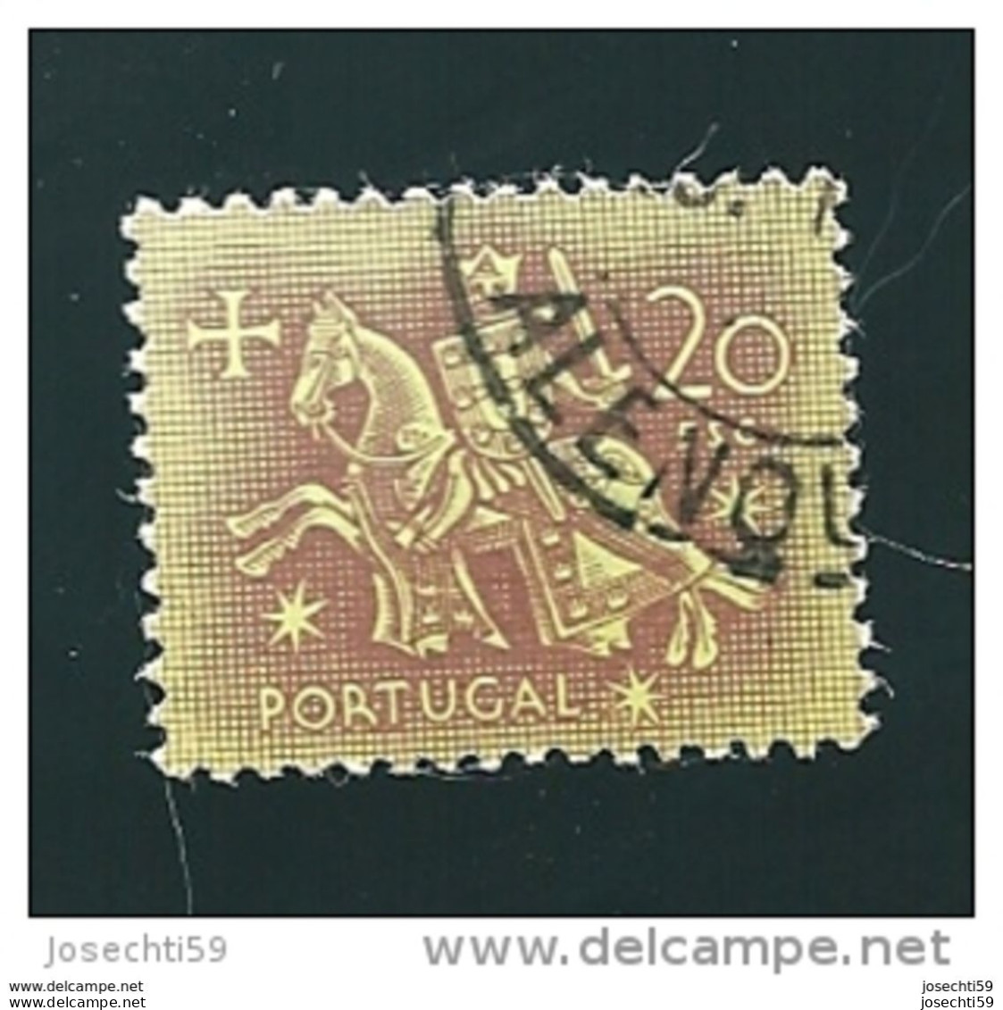 N° 787 Sceau Du Roi Denis 20e Oblitéré Timbre Portugal - Used Stamps