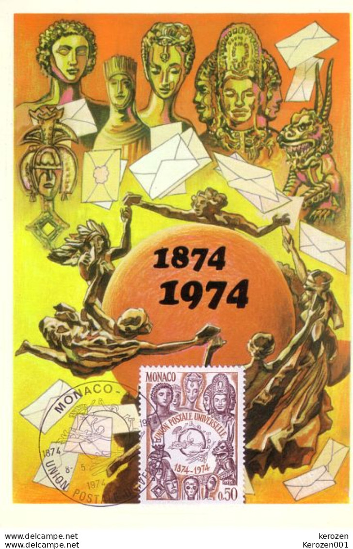 (A1165) Union Postale Monaco - Maschinenstempel (EMA)