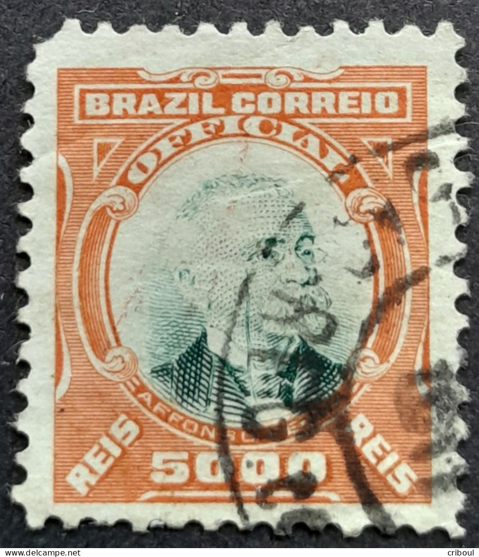 Bresil Brasil Brazil 1906 Penna Service Official Yvert 12 O Used - Oficiales