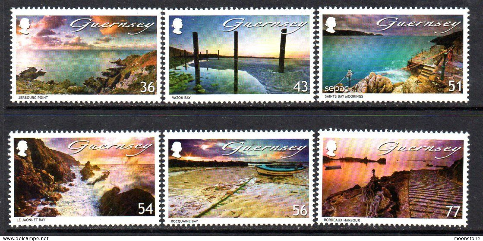 Guernsey 2009 Sea Guernsey III, SEPAC Set Of 6, MNH, SG 1302/7 - Guernesey