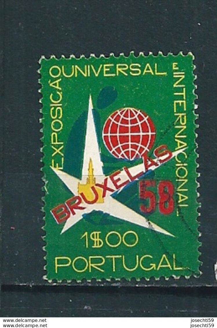 N°  843 Exposition De Bruxelles   Timbre Portugal Oblitéré 1958 - Gebruikt