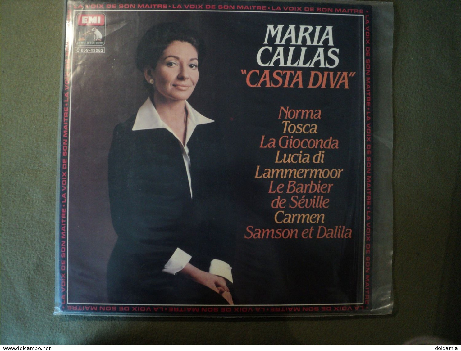 33 TOURS MARIA CALLAS. FIN ANNEES 1970? EMI 059 43263. CASTA DIVA NORMA / TOSCA / LA GIOCONDA / LUCIA DI LAMMERMOOR / LE - Opera