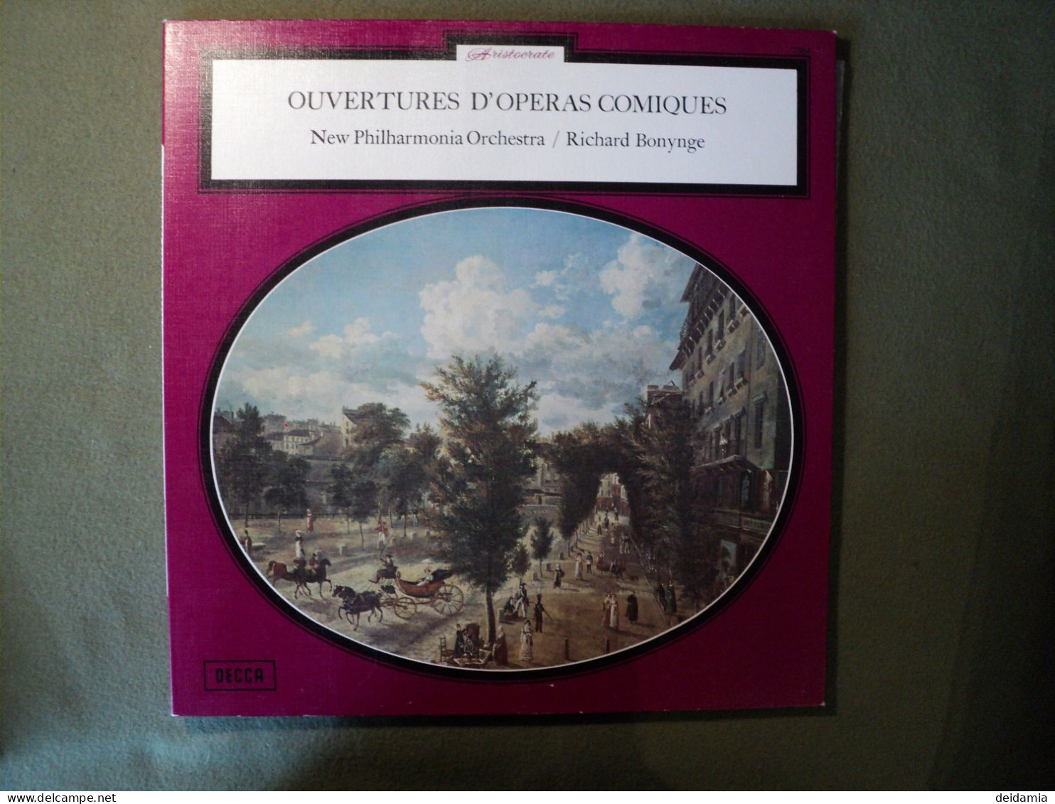 33 TOURS RICHARD BONYNGE. 1969. OUVERTURES D OPERAS COMIQUES. DECCA 7384 NEW PHILARMONIA ORCHESTRA / AUBER / ADAM / LECO - Opéra & Opérette