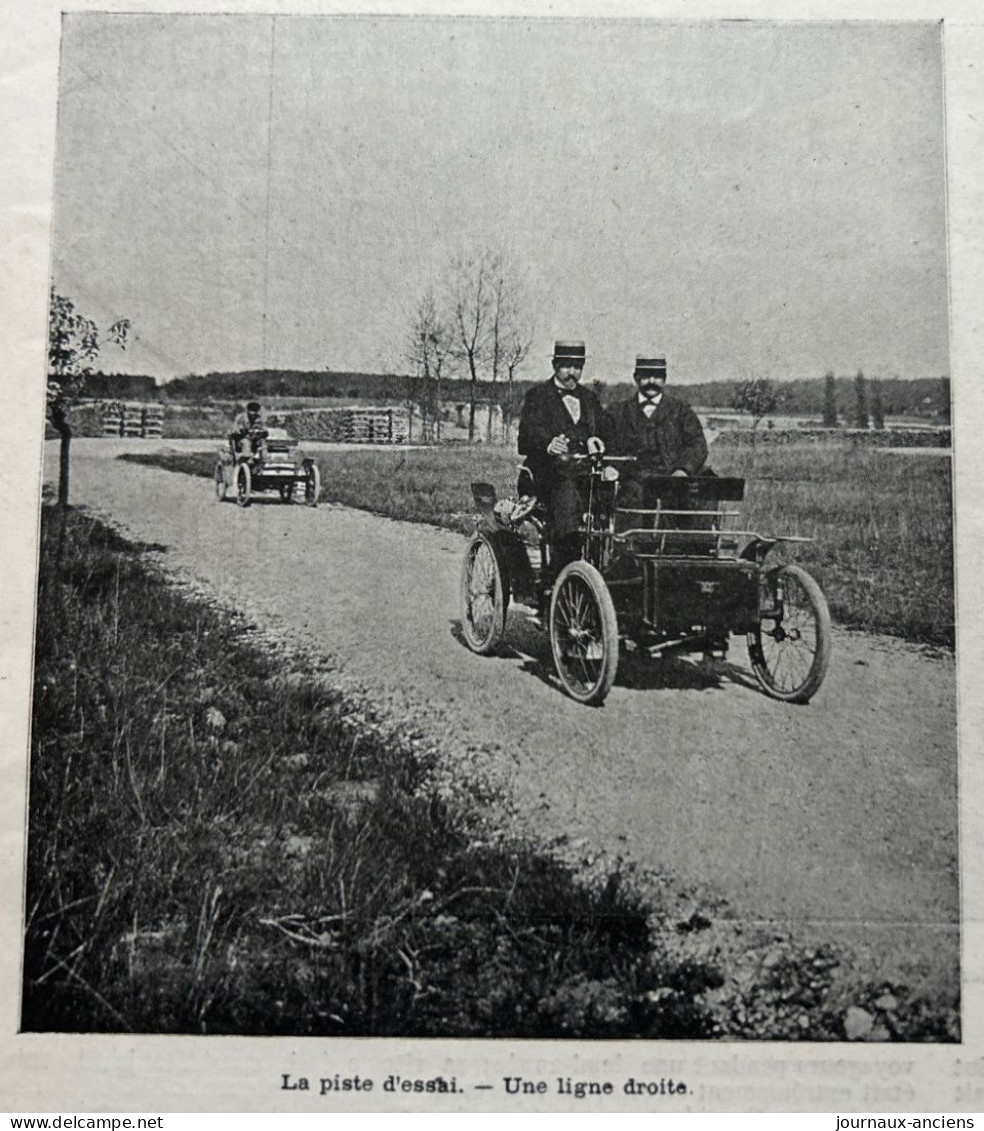 1900 AUTOMOBILE - LES GRANDES USINES AUTOMOBILES - LES ETABLISSEMENTS DECAUVILLE - LA VIE AU GRAND AIR