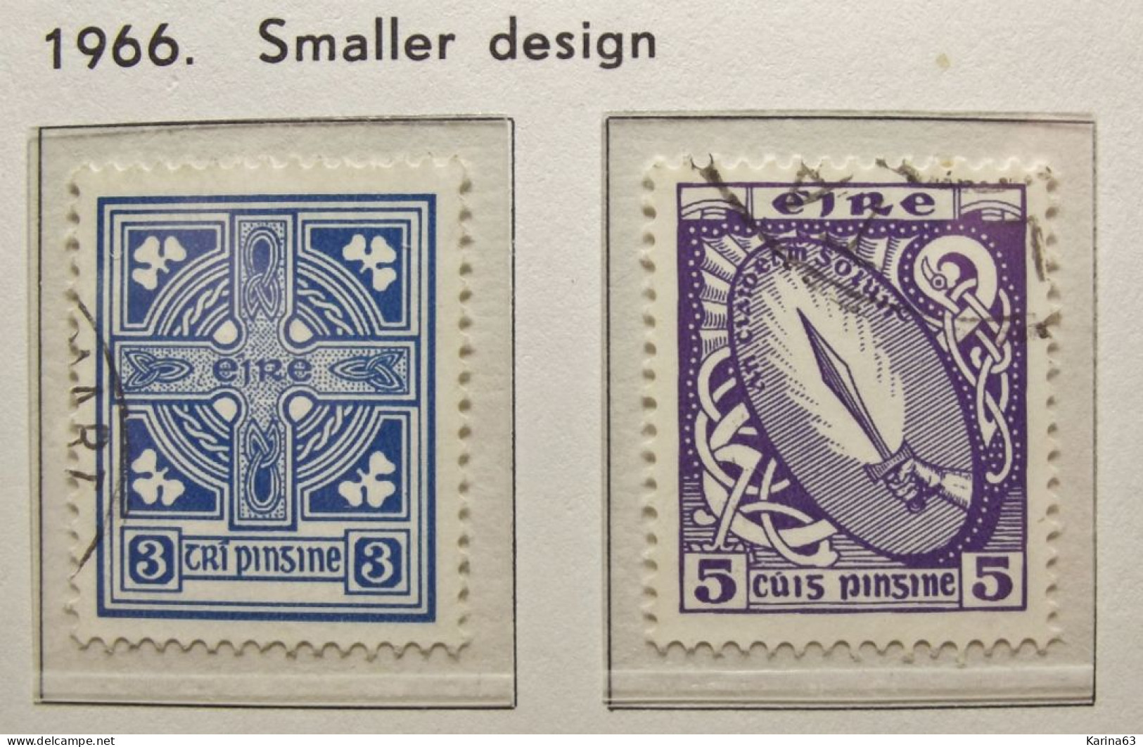 Ireland - Irelande - Eire  1967 -  Y & T N° 193 - 194 - Série Courante Small Design - Obl/ Gestempeld - Used Stamps