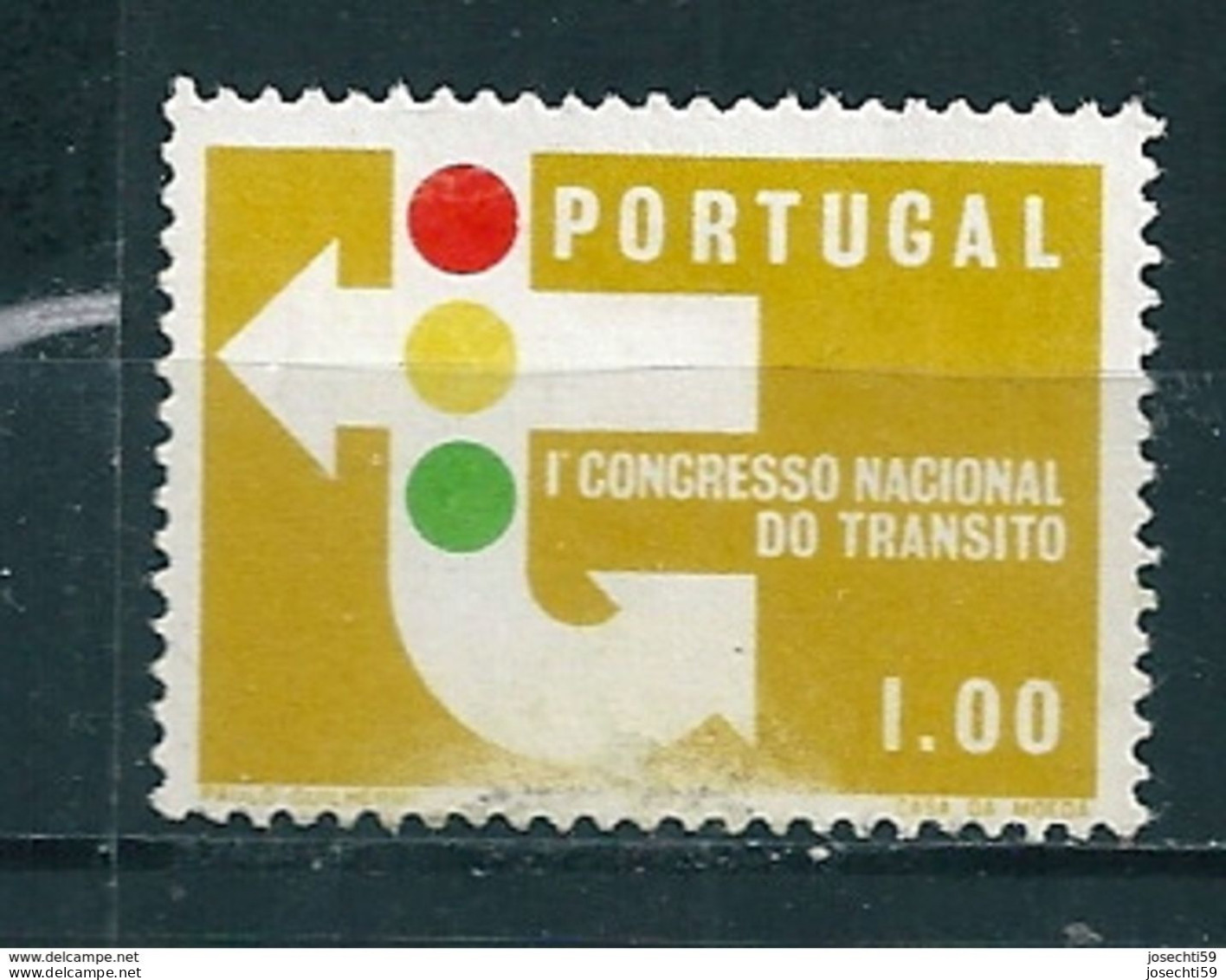 N° 955 1º Congrès National De La Circulation Routière  Portugal 1965 Oblitéré - Gebraucht