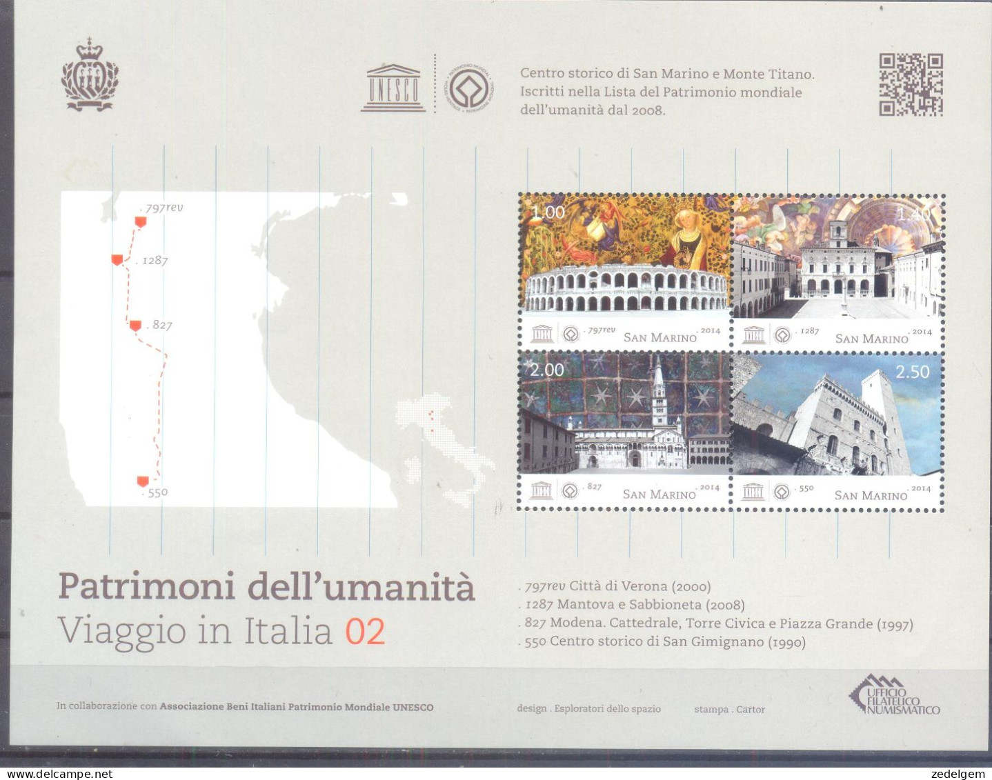 SAN MARINO      (WOE276) XC - Unused Stamps