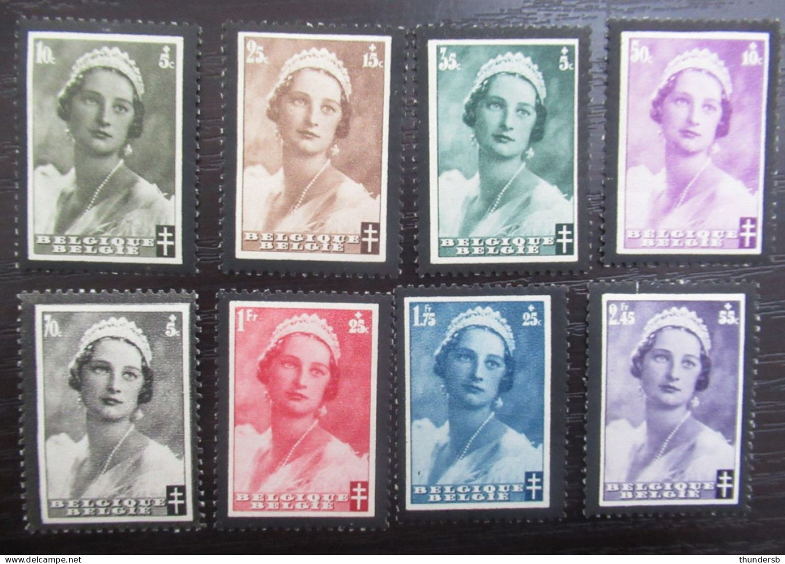 411/18 'Koningin Astrid' - Postfris ** - Côte: 25 Euro - Neufs