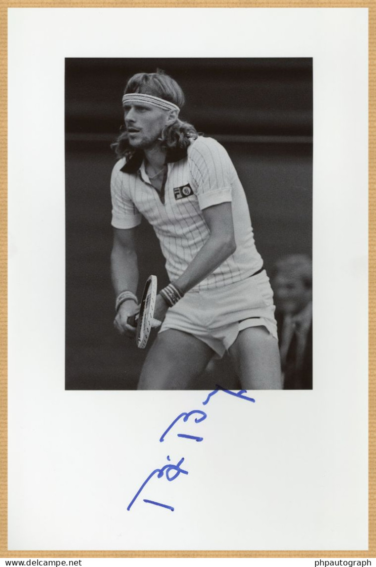 Bjorn Borg - Swedish Tennis Player - Signed Large Photo - Liege 2007 - Sportspeople