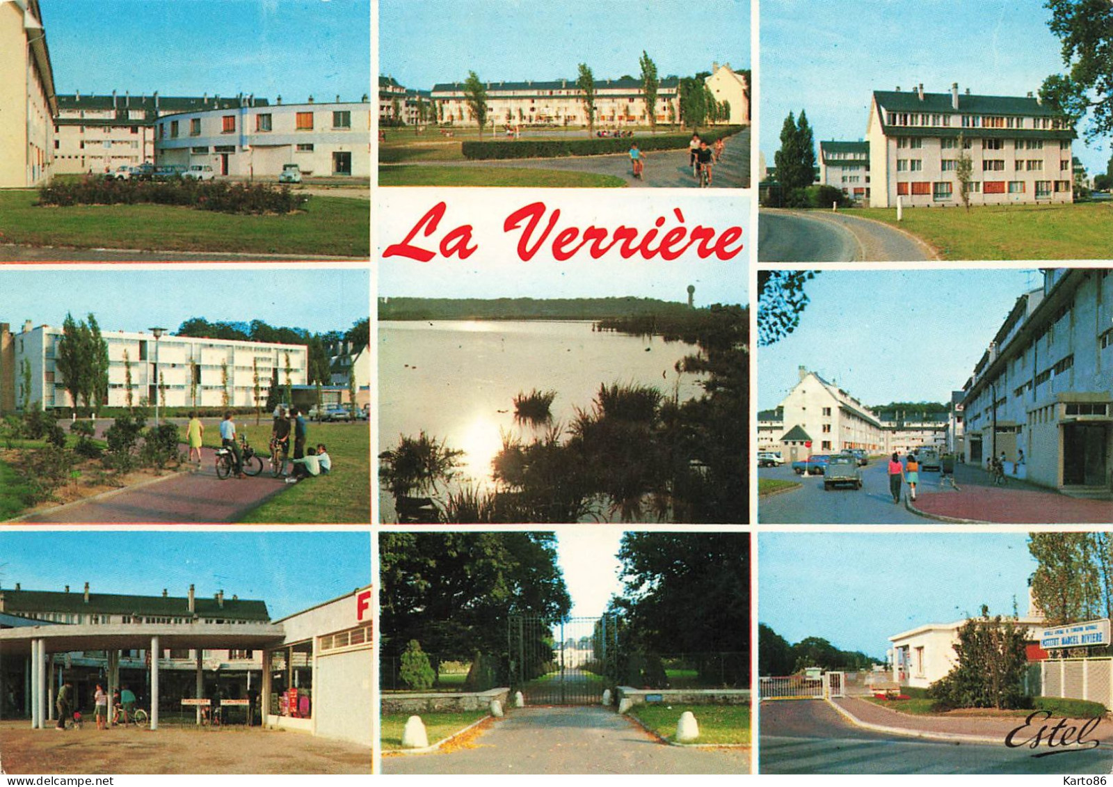 La Verrière * Souvenir De La Commune * Cp 9 Vues * Cité Quartier - La Verriere