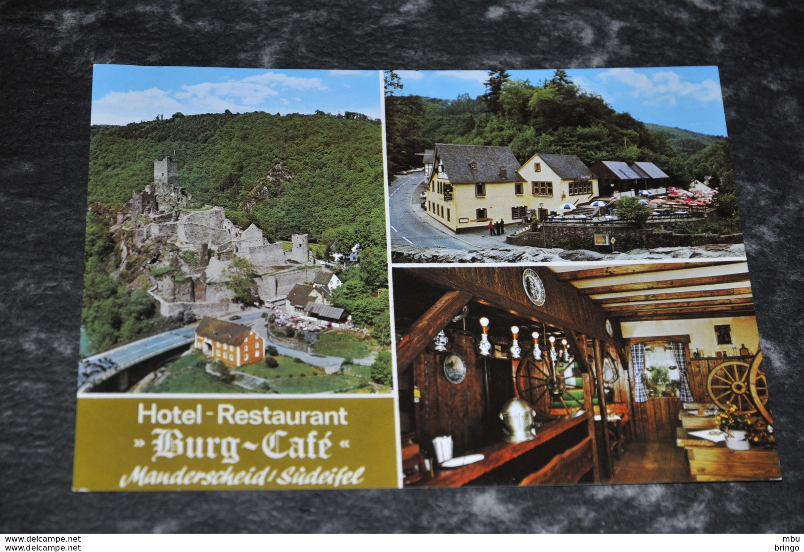 A4833   MANDERSCHEID, HOTEL RESTAURANT BURG CAFE - Manderscheid