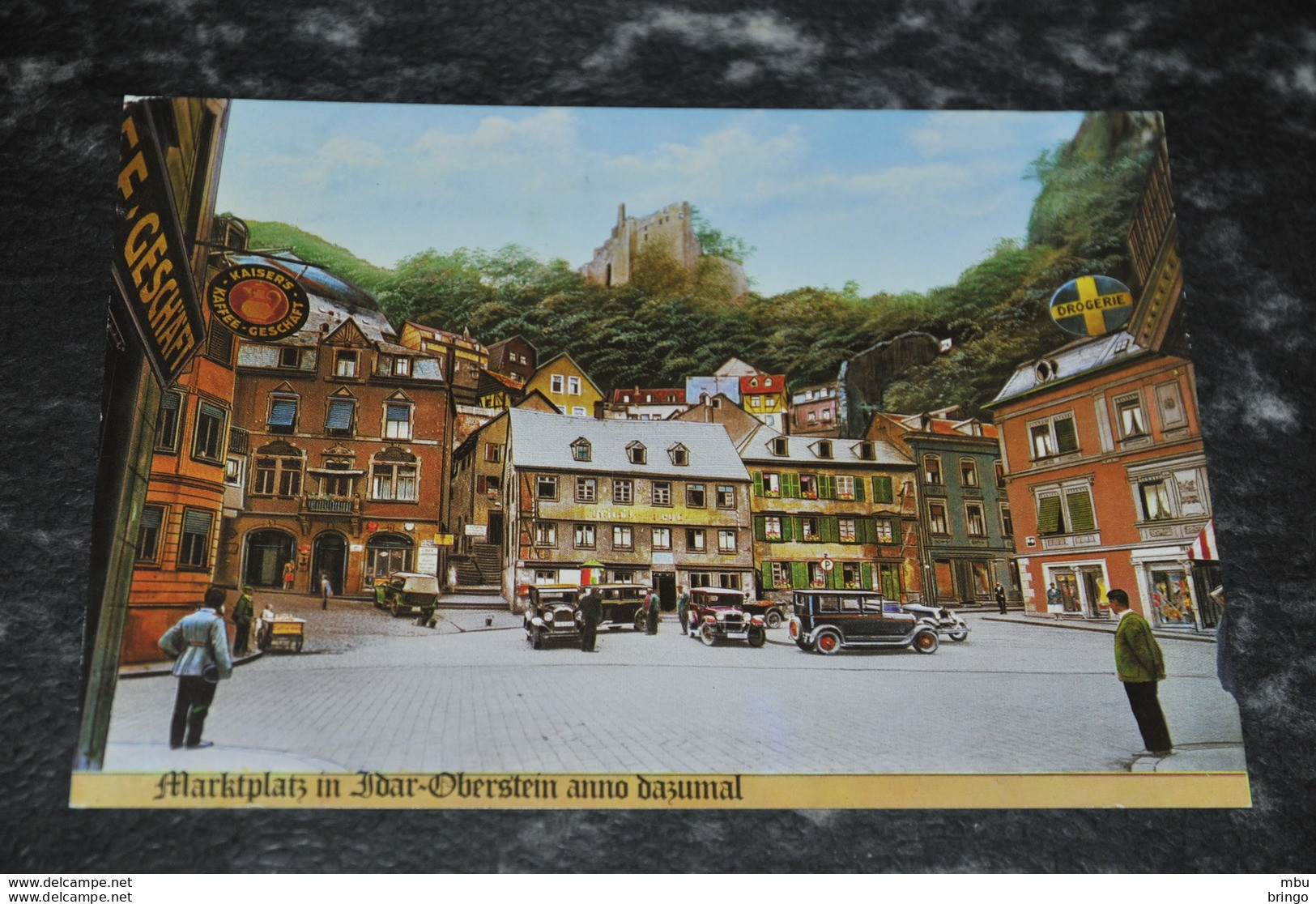 A4793   IDAR OBERSTEIN, MARKTPLATZ ANNO DAZUMAL / Auto / Car / Coche / Voiture - Idar Oberstein