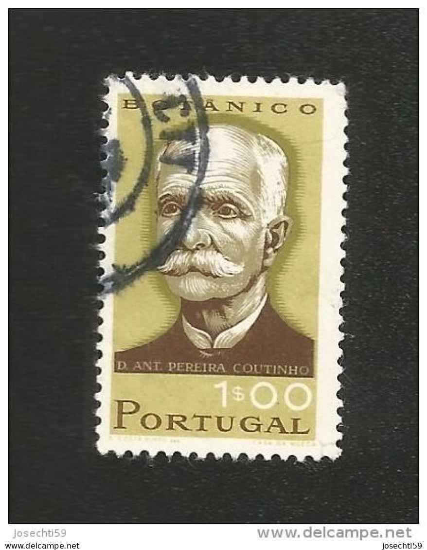 N° 998 Célébrité : Antonion Xavier Pereira, Botaniste  Timbre  Portugal  1$00  Oblitéré 1966 - Oblitérés