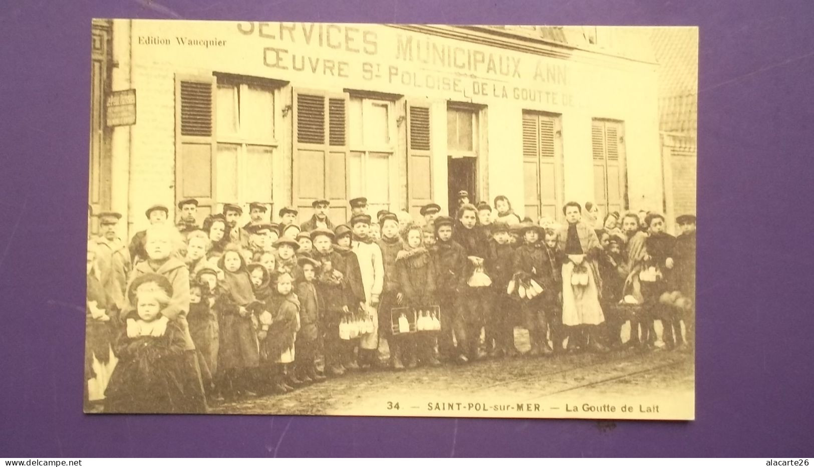 CPA 59 - SAINT POL SUR MER - La Goutte De Lait "Réédition" - Saint Pol Sur Mer