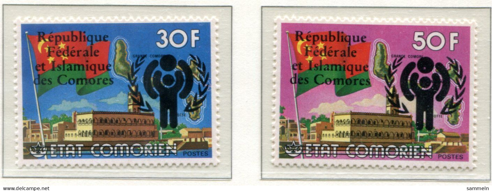 KOMOREN 454 - 455 Mnh, Jahr Des Kindes, Year Of The Child - COMOROS, COMORES - Comores (1975-...)