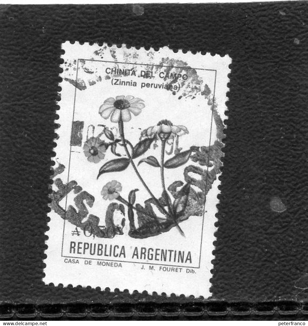 1985 Argentina - Zinnia Peruviana - Gebruikt
