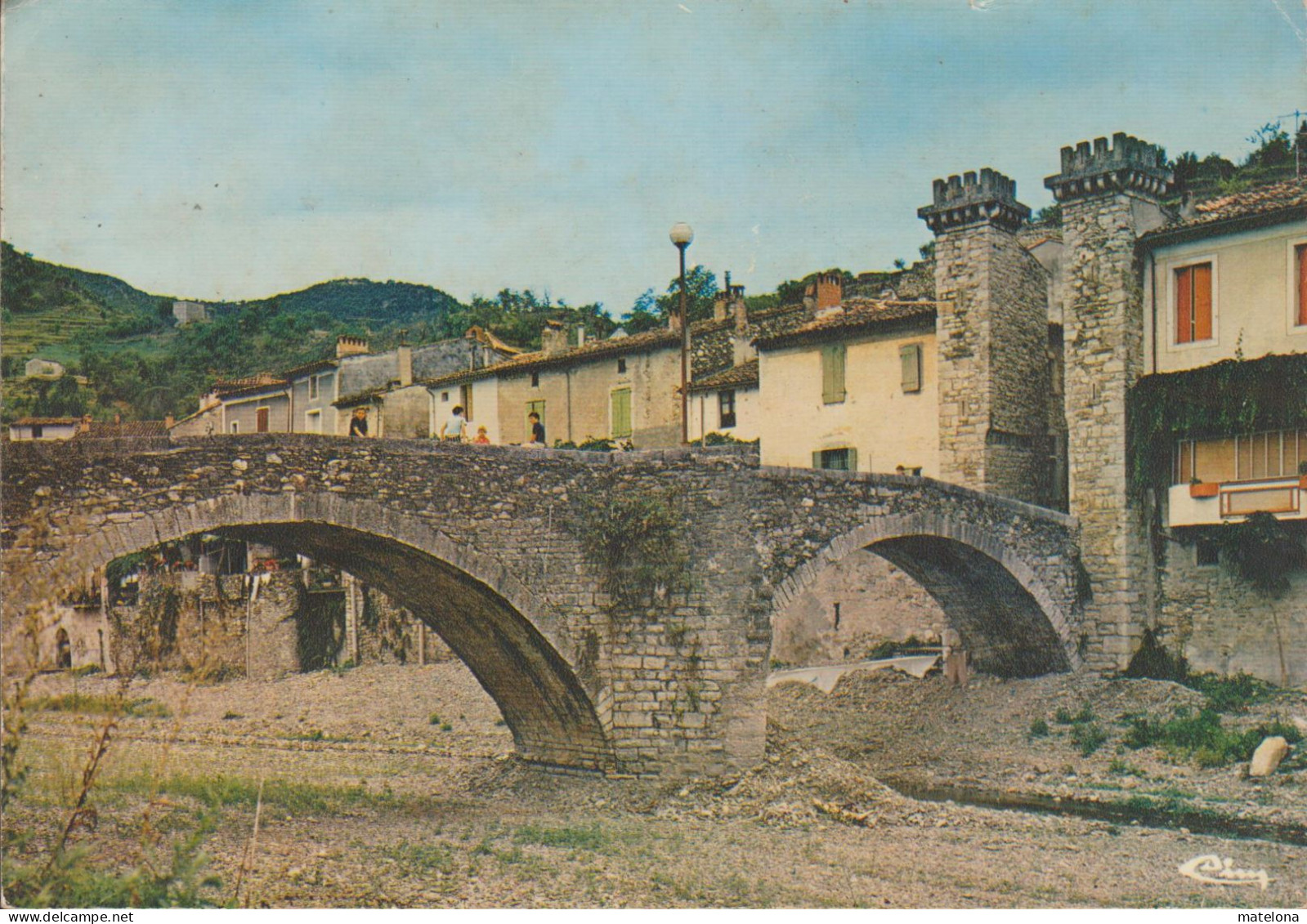 30 - GARD SUMENE LE VIEUX PONT SUR LE RIEUTORD LES REMPARTS - Sumène