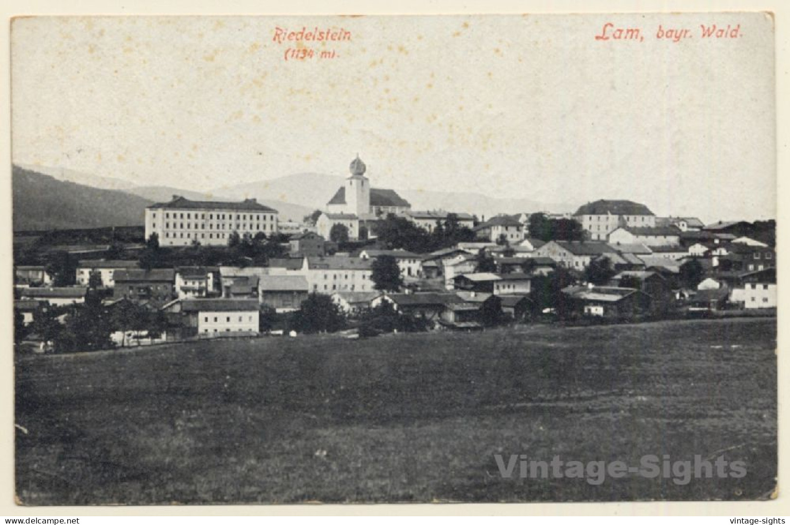 Lam (Bayr.Wald) / Germany: Schloss & Riedelstein (Vintage PC 1925) - Cham