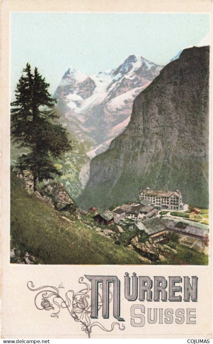 SUISSE _S23495_ Mürren - Vue Générale - Carte Pub - Grand Hôtel Des Alpes - Mürren