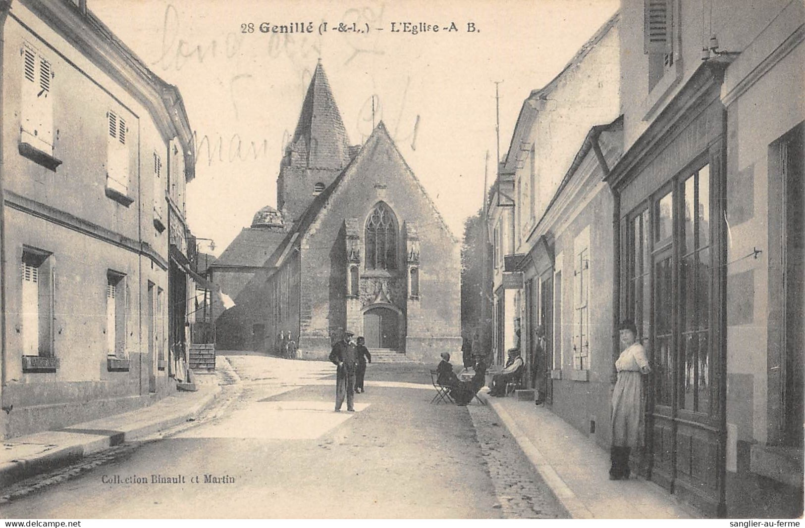 CPA 37 GENILLE / L'EGLISE - Other & Unclassified