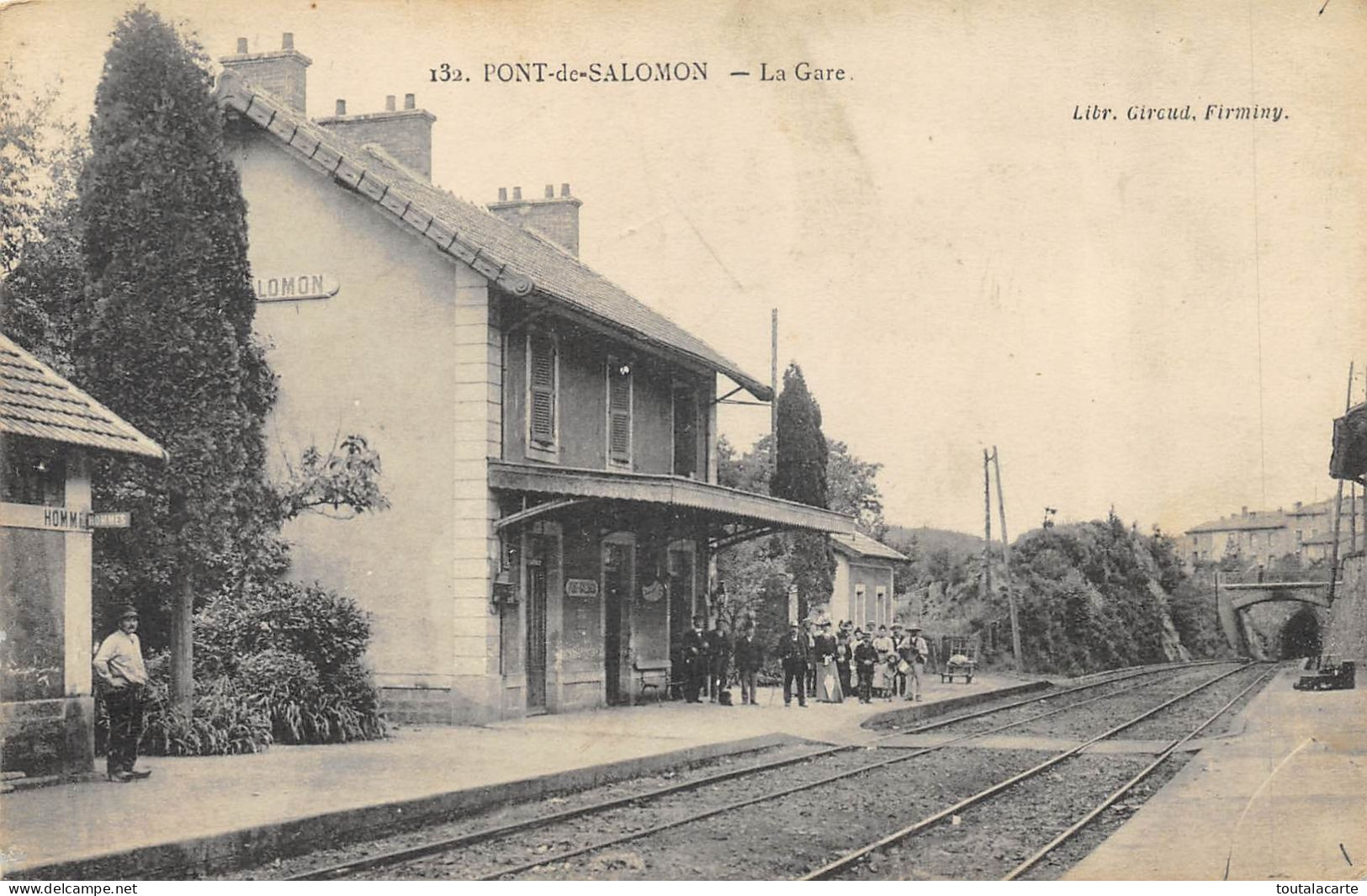 CPA 43 PONT DE SALOMON LA GARE - Otros & Sin Clasificación