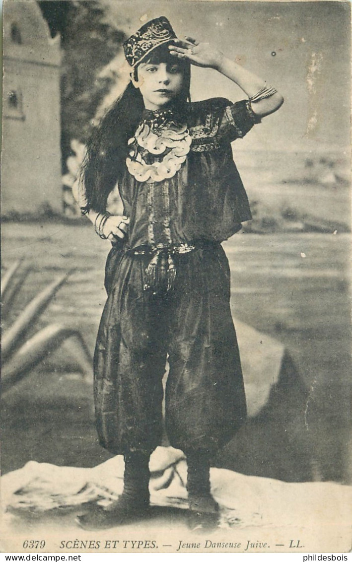 JUDAICA  Scenes Et Types  Jeune Danseuse Juive - Judaisme