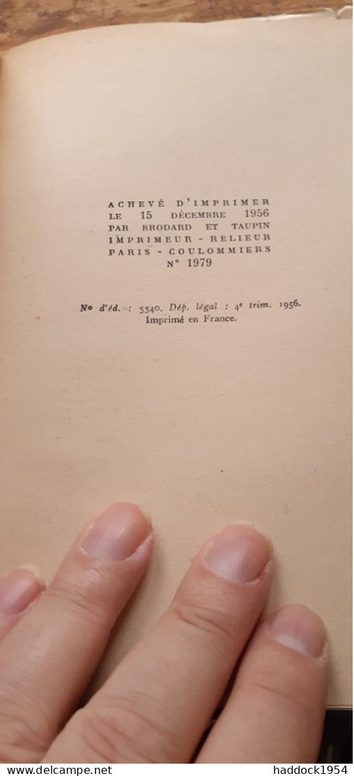 Renversez La Vapeur ! JAMES FOX  Gallimard 1956 - Série Noire