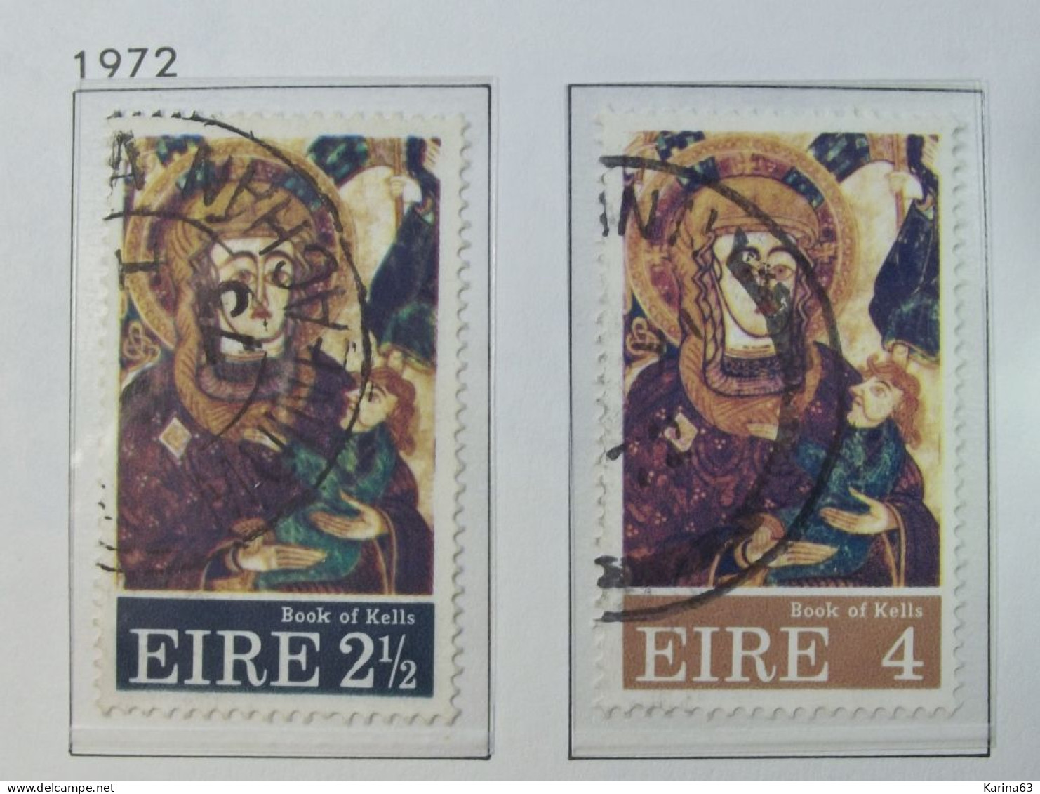 Ireland - Irelande - Eire 1972  Y & T N° 285 / 286 - Book Of The Celts ( 2 Val. ) Obl / Gestempeld - Usati